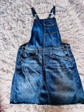GAP Light Blue Denim Skirt Overall